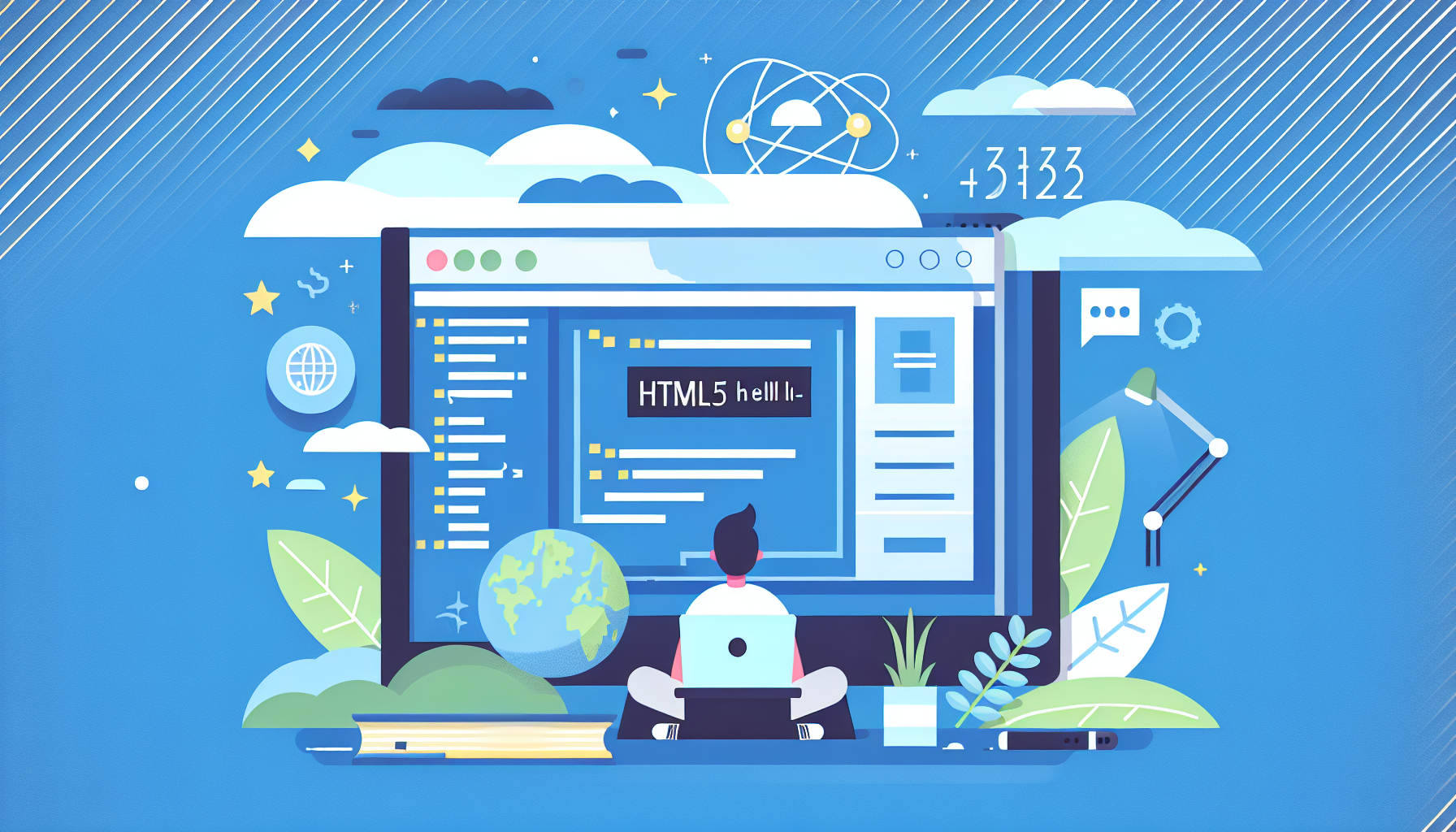 Curso de HTML5 y CSS3: Primer archivo en HTML5 –> Hola mundo.