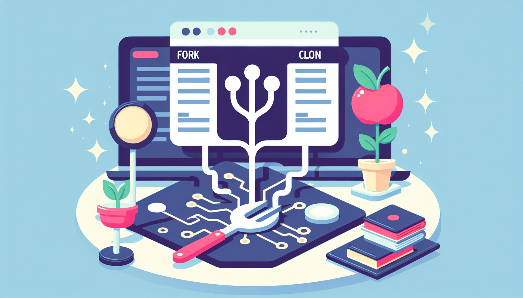 Diferencias entre fork y clone en GitHub
