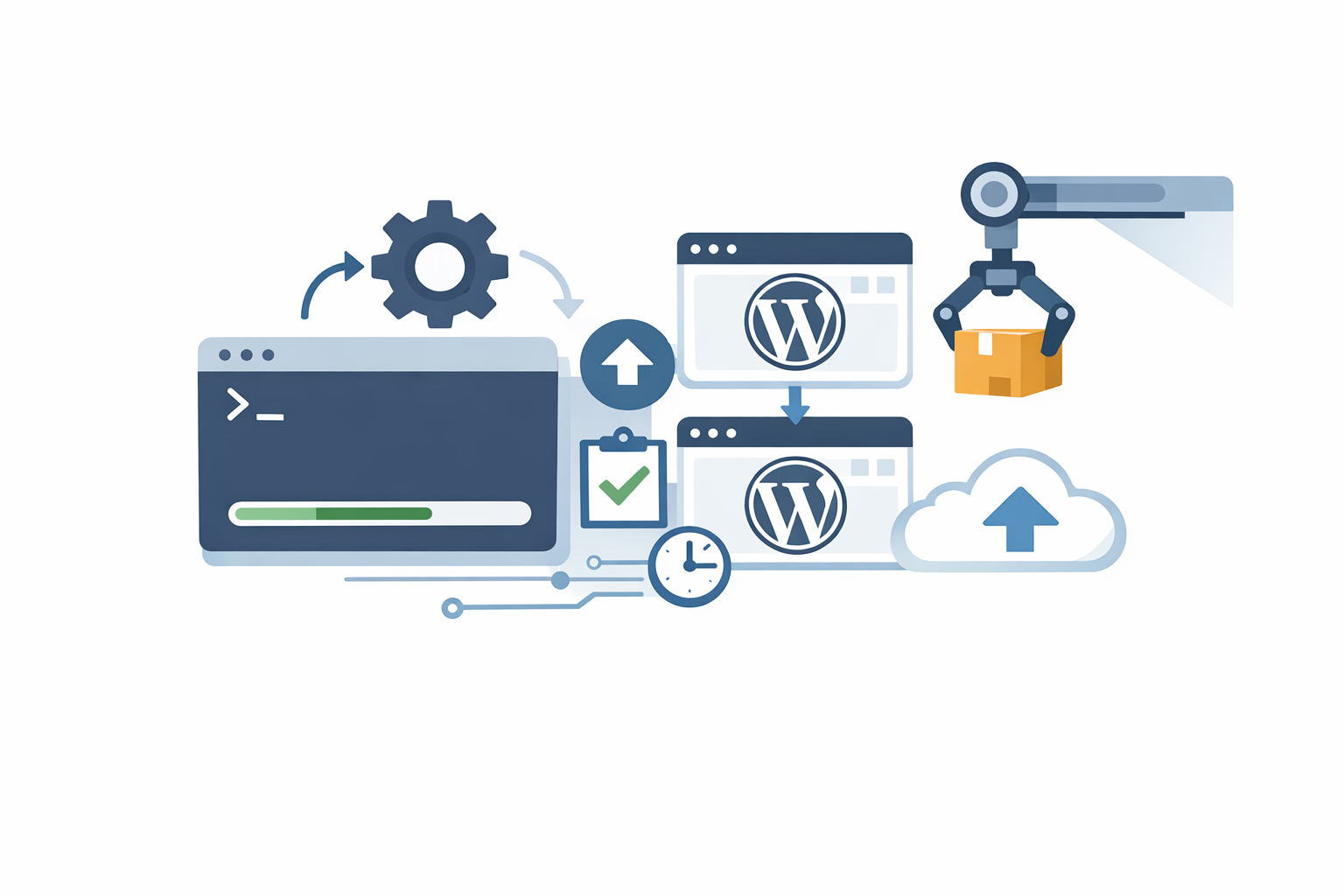 Despliegues automáticos de WordPress con WP-CLI