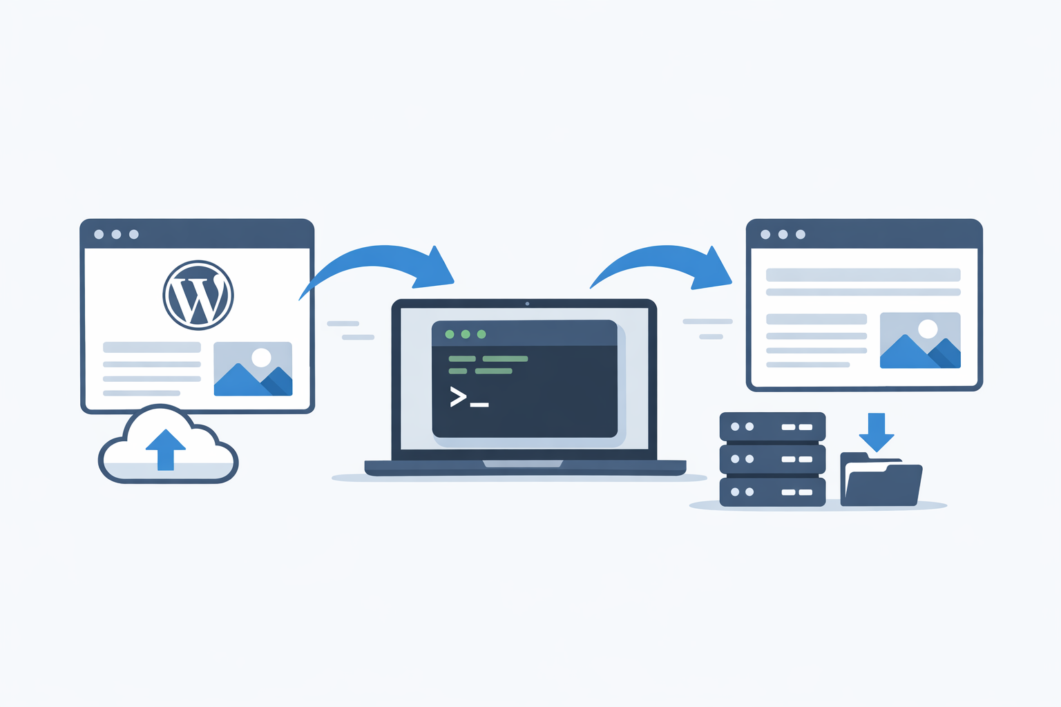 Cómo migrar un WordPress completo usando WP-CLI