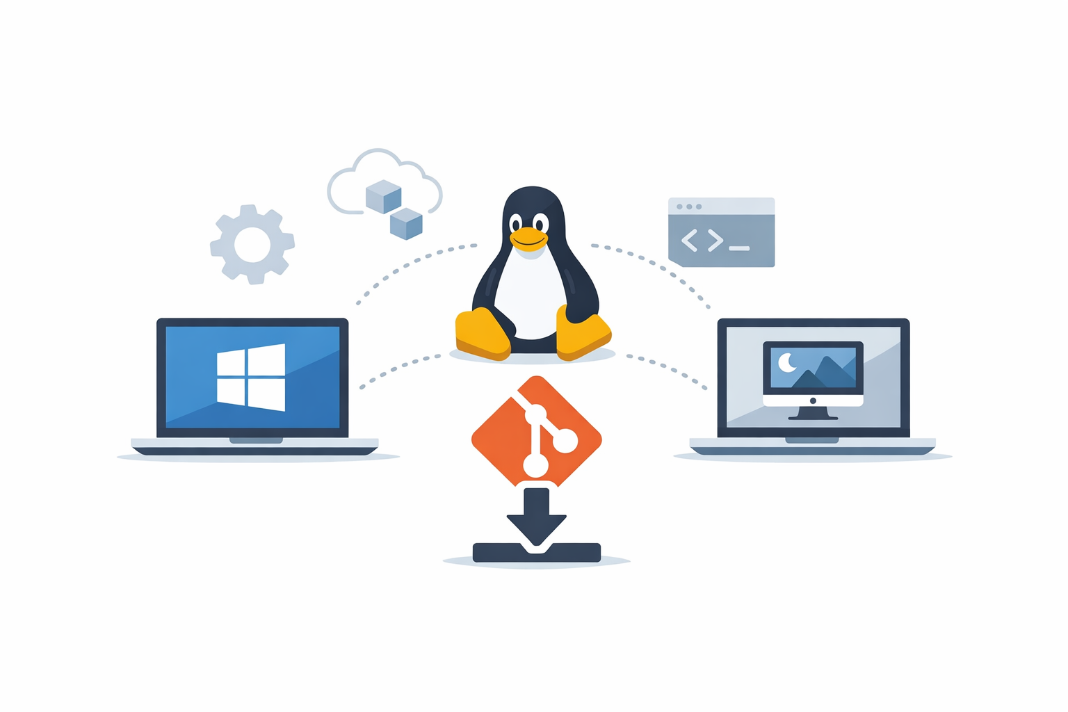 Cómo instalar Git en Windows, Linux y macOS