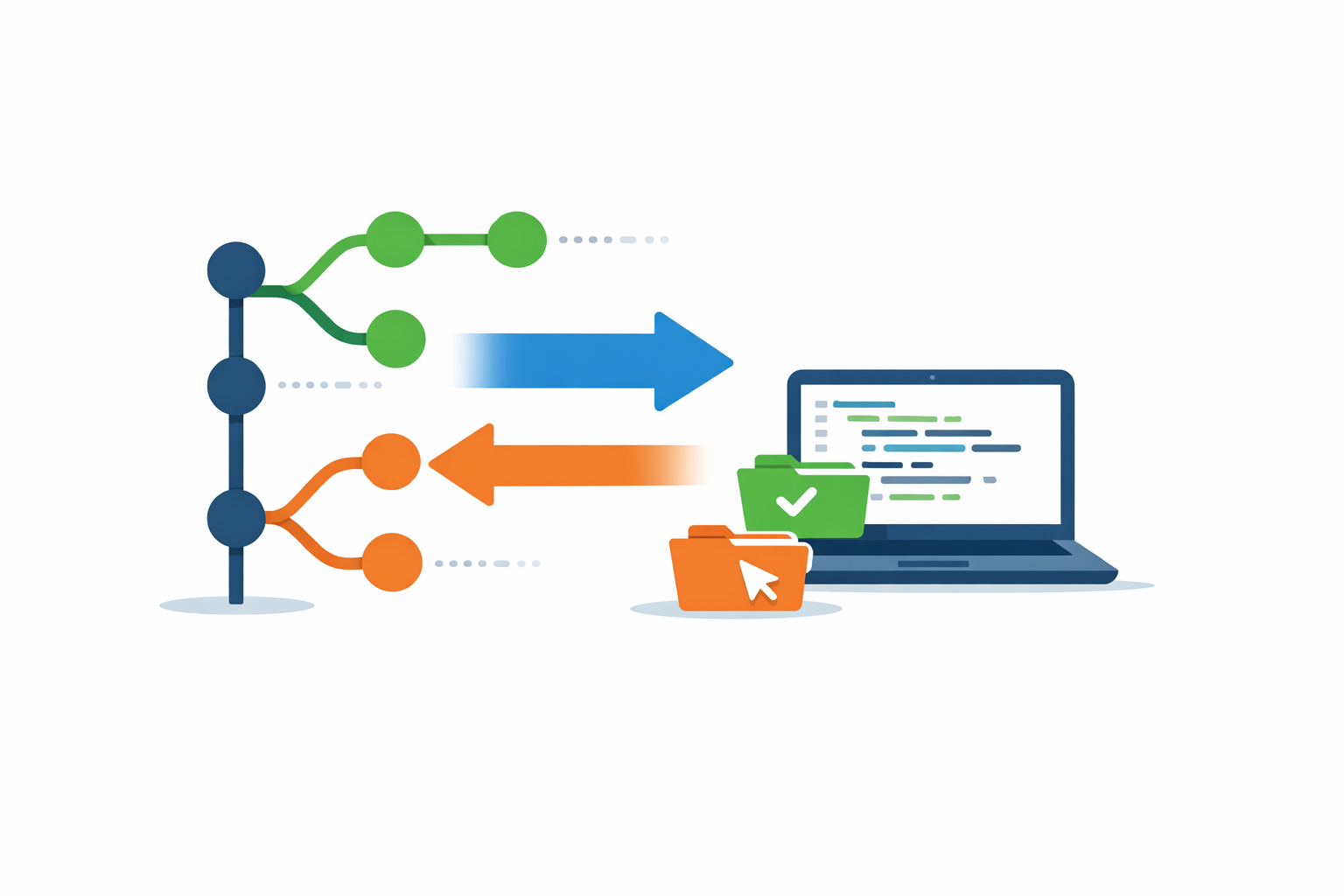 Cómo cambiar de rama con git switch y git checkout