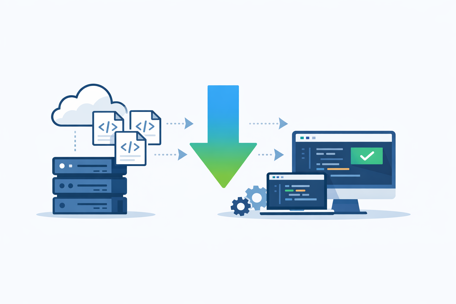 Cómo descargar cambios del repositorio con git pull