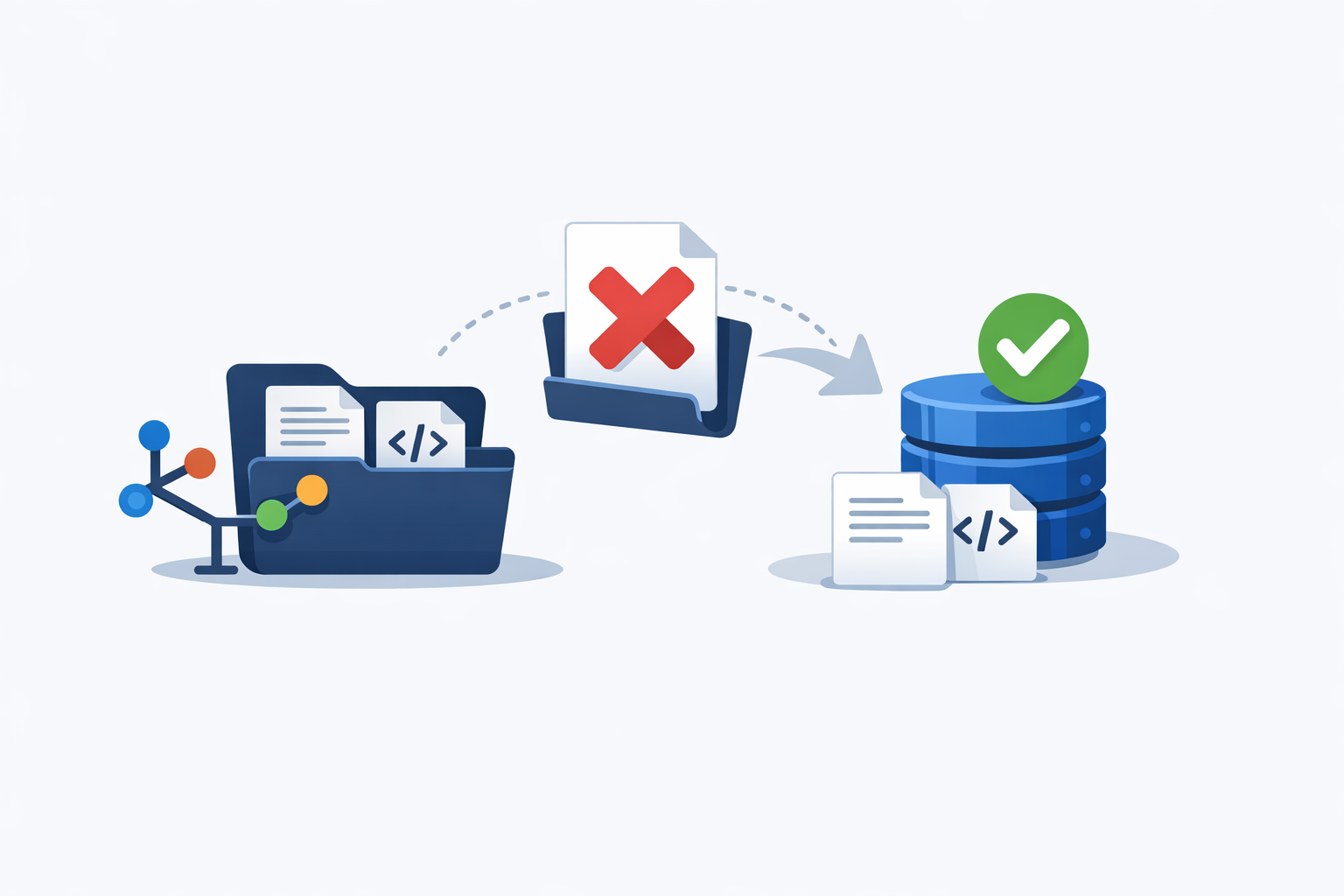 Cómo eliminar archivos del repositorio sin borrarlos del disco